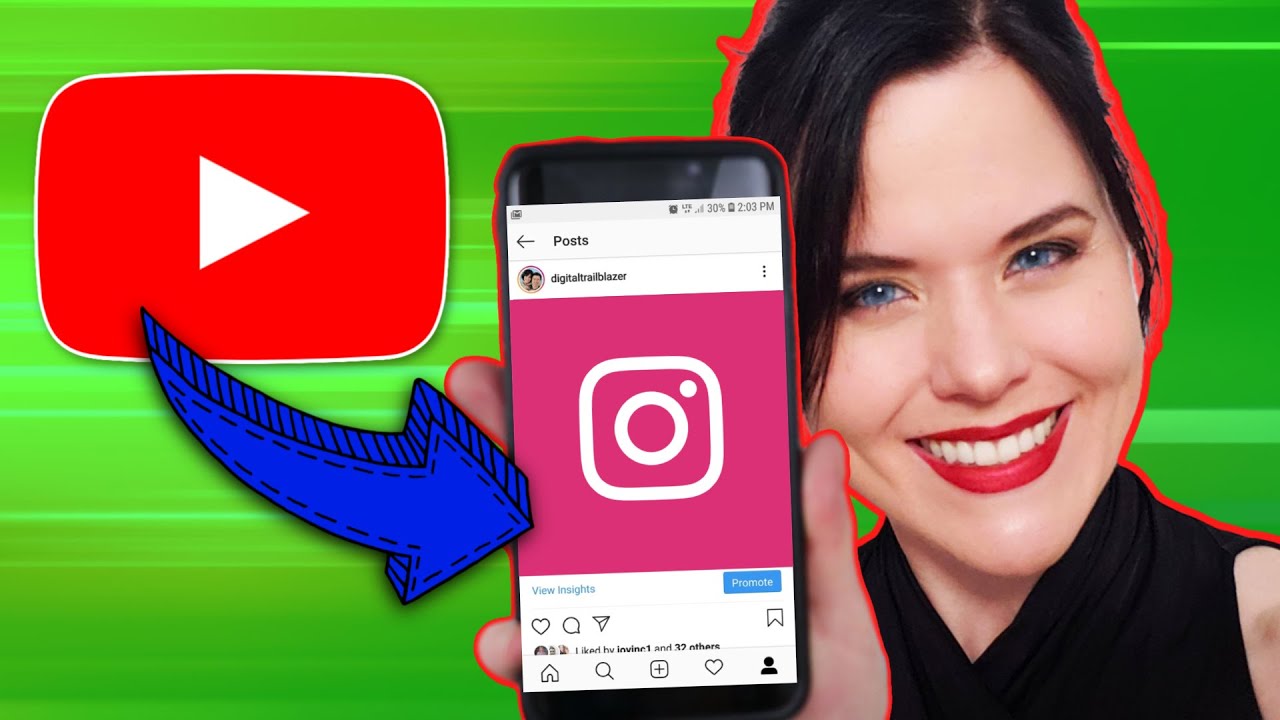 post instagram video to youtube